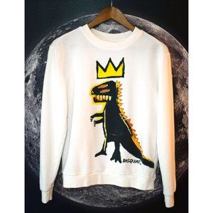 Forever 21 | Sweaters | F2 X Jeanmichel Basquiat Trex Crewneck Sweater  Small | Poshmark
